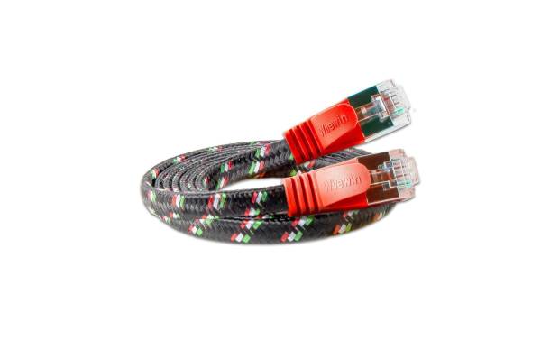 SLIM Slimpatchkabel Cat 6, STP, 10 m, Rot