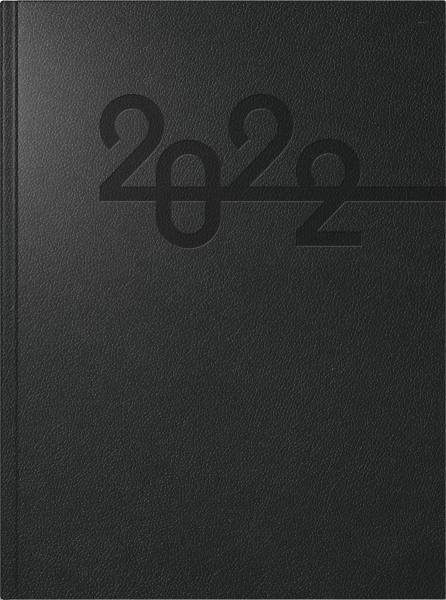 rido idé Buchkalender "Mentor 1", 2024, schwarz