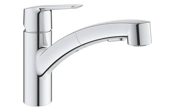 GROHE Küchenarmatur Start 1/2″, Chrom, herausziehbar