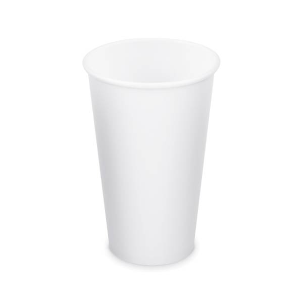 Pappbecher weiß 90mm 510ml XL: 0,4L,16oz – 10 Stück