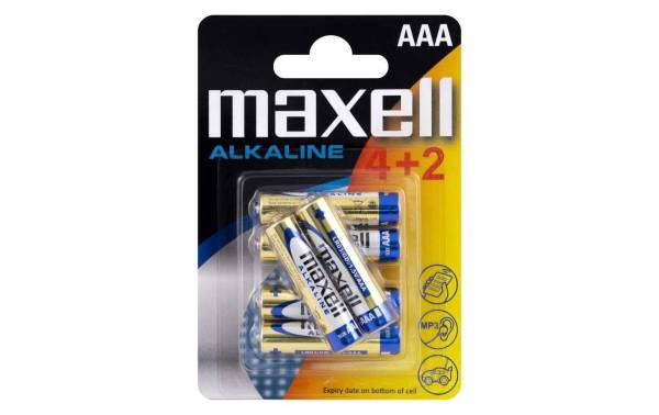 Maxell Europe LTD. Batterie AAA 4+2 Stück