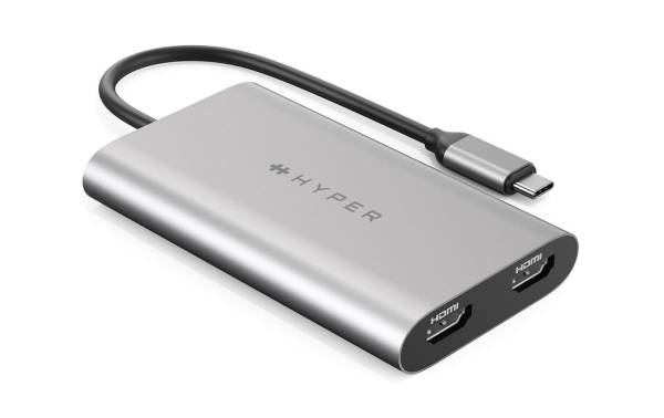 HYPER Adapter Dual 4K USB Type-C - HDMI