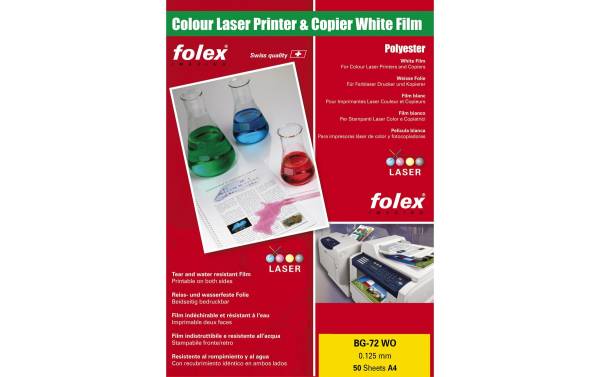Laserfolie BG-72 WO A4 50 Folien FOLEX 29729.125