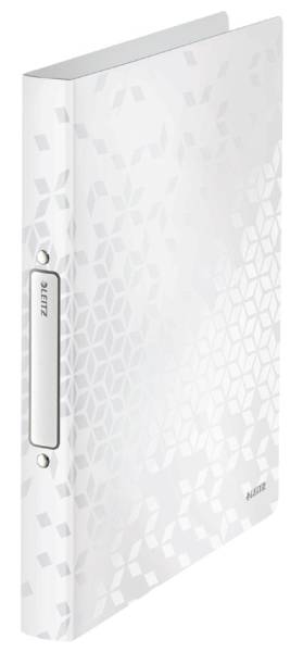 LEITZ Ringbuch WOW, DIN A4, PP, rot, 2 Ringe