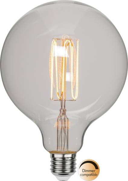 LED Leuchtmittel E27 G125 Decoled Grace Clear