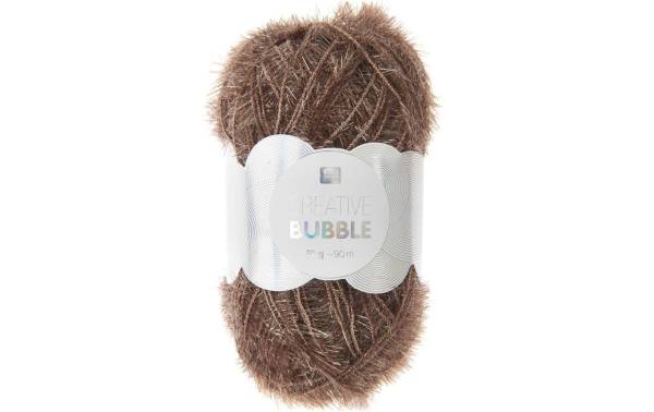 Rico Design Wolle Creative Bubble 50 g, Braun