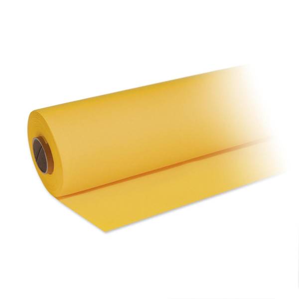 Tischdecke (PAP-Airlaid) PREMIUM gerollt gelb 1,2 x 25 m - 1 Stück