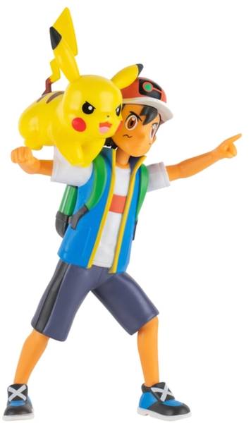 Pokémon: Ash+Pikachu – Battle Feature Figur [10 cm]