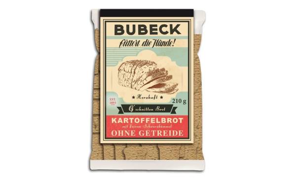 Bubeck Hundekuchen G´schnitten Brot, 210 g