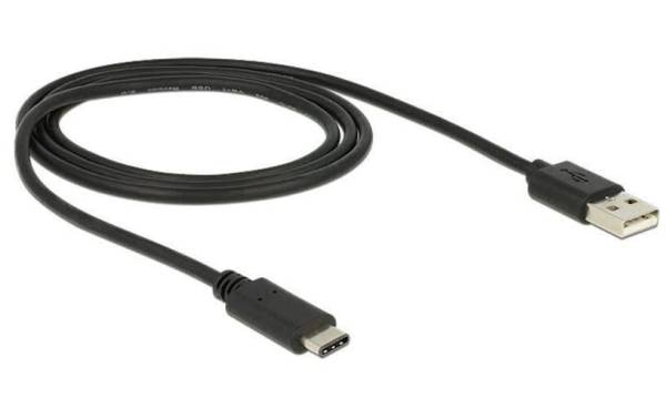 Delock USB 2.0-Kabel USB A – USB C 1 m