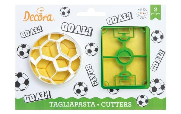 Decora Guetzli-Ausstecher-Set 2 Stück, Fussball