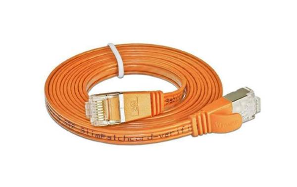 SLIM Slimpatchkabel Cat 6, STP, 2 m, Orange