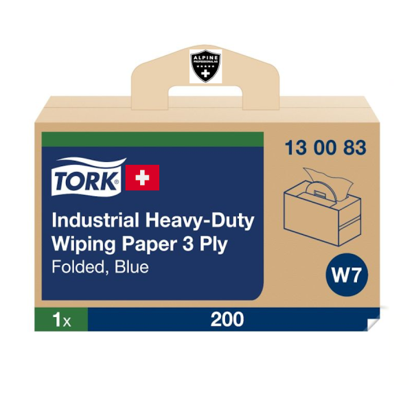 TORK-130083 Extra Starke Industrie Papierwischtücher – W7