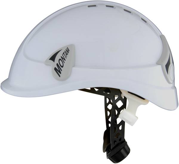 Artilux Montana II Roto Schutzhelm mit Drehverschluss – weiss