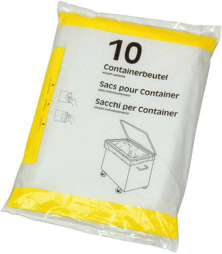 Containerbeutel LD/PE 800lt einzeln 10 Stück NEUTRAL 985920