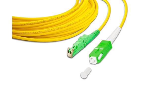 Lightwin LWL-Patchkabel LSH/APC-SC/APC, Singlemode, Simplex, 5m