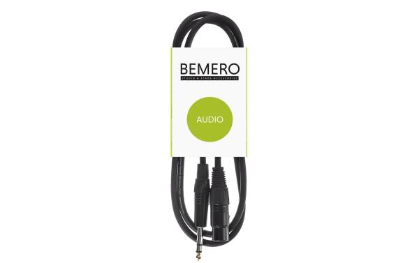 Bemero XLR-Kabel XLRf – 6.3 Klinken 1.5 m symmetrisch