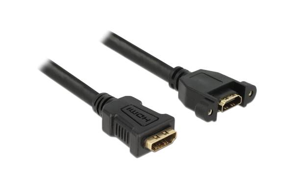 Delock Verlängerungskabel zum Einbau, 4K 30Hz HDMI – HDMI, 0.5 m
