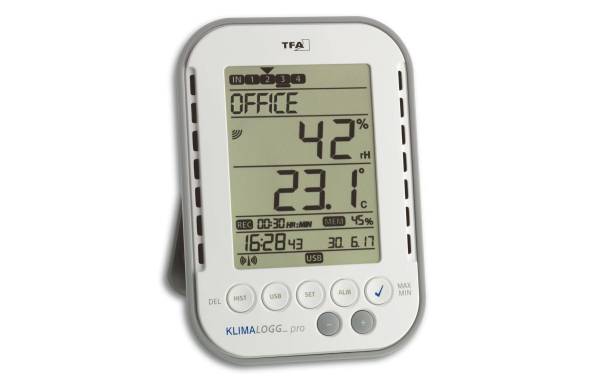 TFA Dostmann Thermo-/Hygrometer Klima Logg Pro