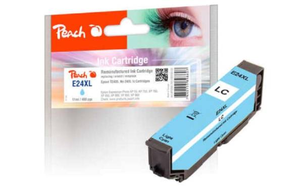 Peach Tinte Epson T2435, No 24XL Light Cyan