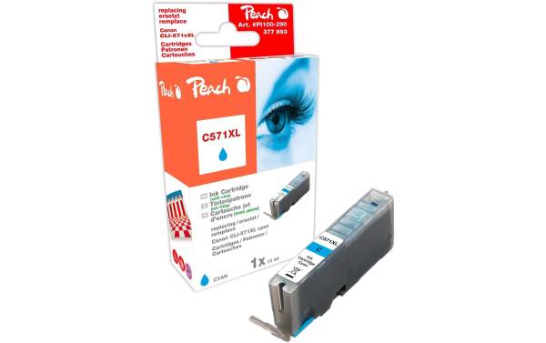 Peach Tinte Canon CLI-571XLC Cyan