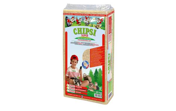 CHIPSI Einstreu Super Granulat, 15 kg