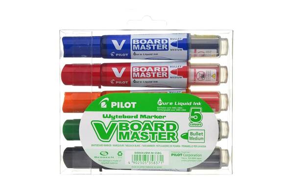 V-Board Master 2,3mm 5 Farben, Set PILOT WBMAVBMMS