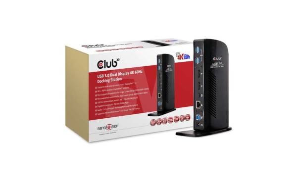 Club 3D Dockingstation CSV-1460 USB 3.0 Dual Display 4K60Hz