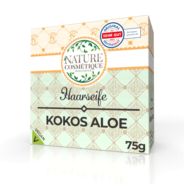 75 gr Bio-Haarseife Kokos Aloe festes Shampoo