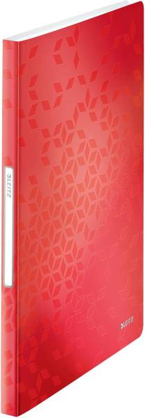 LEITZ Sichtbuch WOW PP A4 4632-00-26 rot 40 Taschen