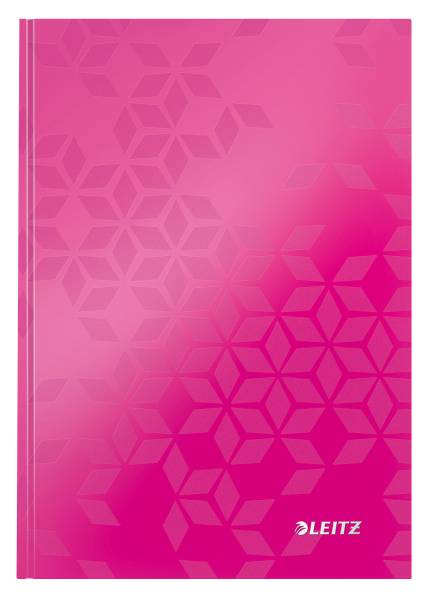 Notizbuch WOW A5 liniert, 90g pink LEITZ 46271023