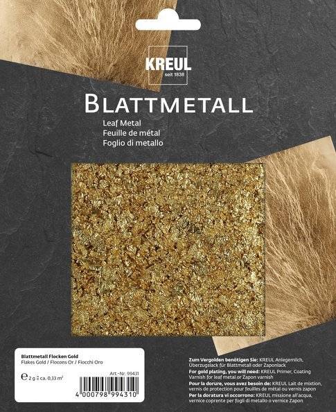 KREUL Blattmetall-Flocken, silber