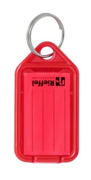 Schlüsseletiketten 38x22mm rot 100 Stück RIEFFEL KT1000ROT