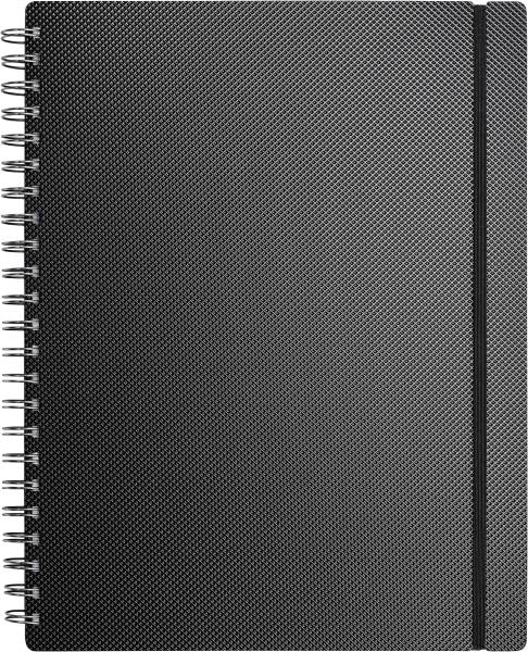 KOLMA Notizbuch Selection A4 06.516.06 schwarz, kariert 120 Blatt