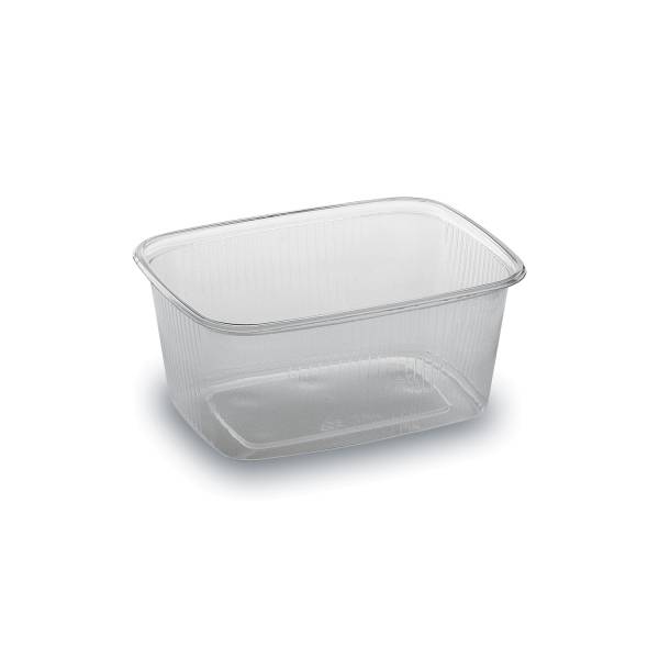 Rechteckbecher (PP) klar 108 x 81 mm 250ml – 100 Stück