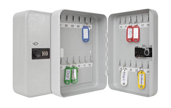 WEDO Schlüsselschrank mit mechanischem Zahlenschloss, für 24