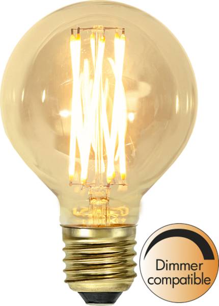 LED Leuchtmittel E27 G80 Vintage Gold