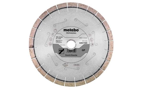 Metabo Trennscheibe GP Granit Professional Diamant 230 mm