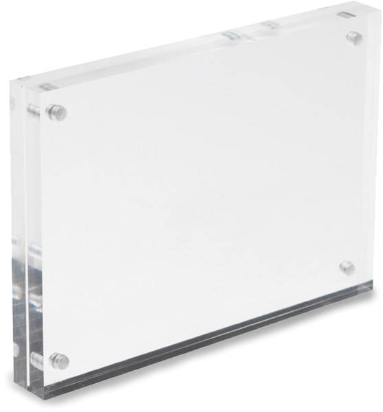 DEFLECTO Magnet. Acrylblock A6 MCHA611 transparent 2×7.5mm