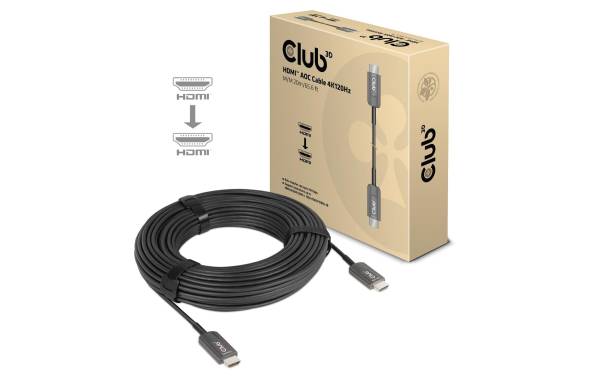 Club 3D Optisches Kabel CAC-1379 4K120Hz/8K 60Hz HDMI – HDMI, 20 m