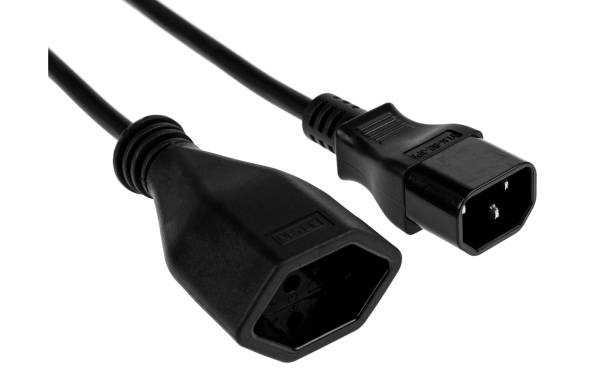 FURBER.power Netzkabel C14-T13 0.3 m Schwarz
