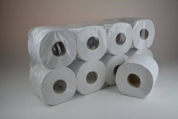 AlpineX® Toilettenpapier Comfort 3-lagig 250 Blatt naturweiss - 1 Pack à 8 Rollen