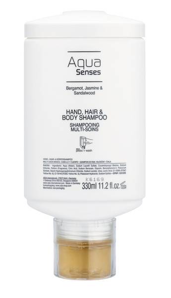 AQUA SENSES Hair, Hand &amp; Body Wash - Pack à 30 Flaschen