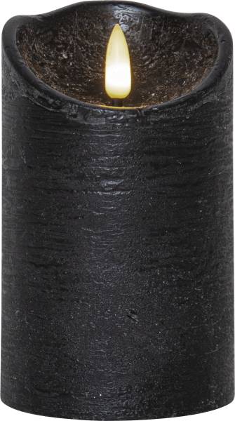 LED Pillar Kerze Flamme Rustic