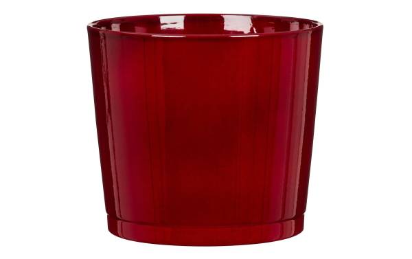 scheurich Blumentopf Dark Red 24.3 cm, Dunkelrot