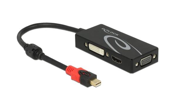 Delock Adapter 4K Mini-DisplayPort – HDMI/DVI-D/VGA