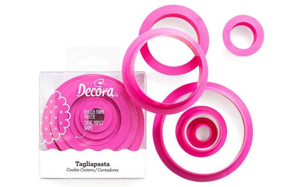 Decora Guetzli-Ausstecher-Set 6 Stück, Kreis