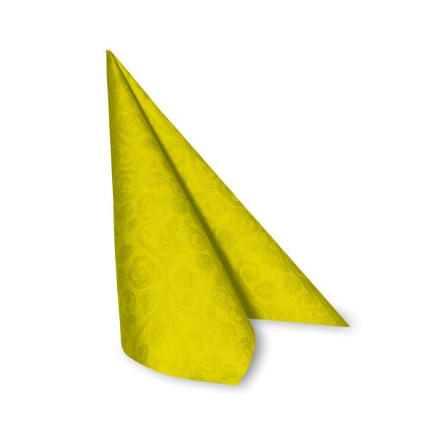 Serviette PREMIUM Dekor-R gelb 40 x 40 cm – 50 Stück