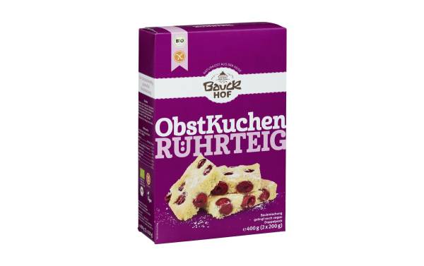 Bauckhof Backmischung Bio Obstkuchenteig glutenfrei 400 g