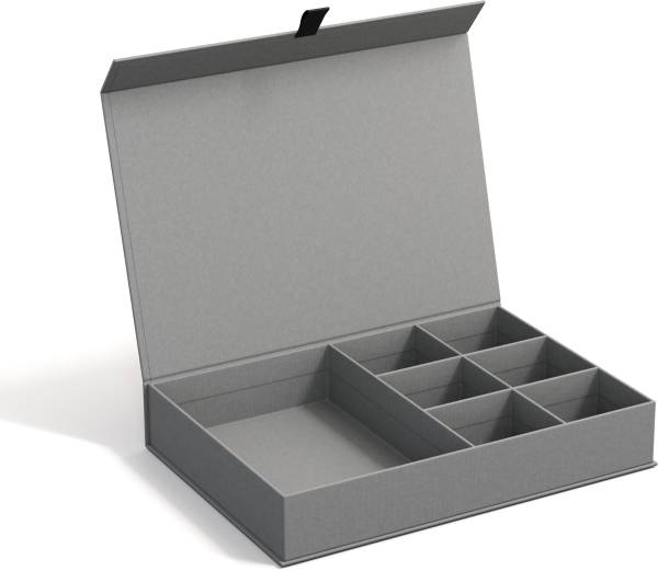 BIGSO BOX OF SWEDEN Schmuckbox Jolie 706154101TAB grau 26.5x19x7cm
